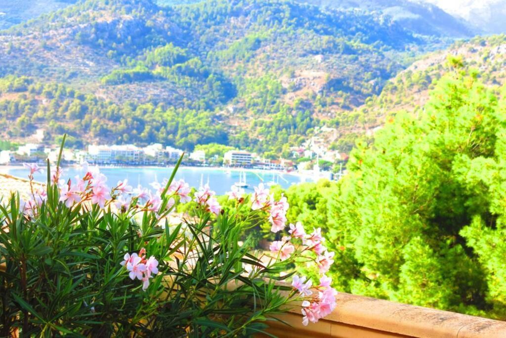 Apartamento Gran Terraza Privada Y Vistas Al Mar Puerto de Sóller Kültér fotó
