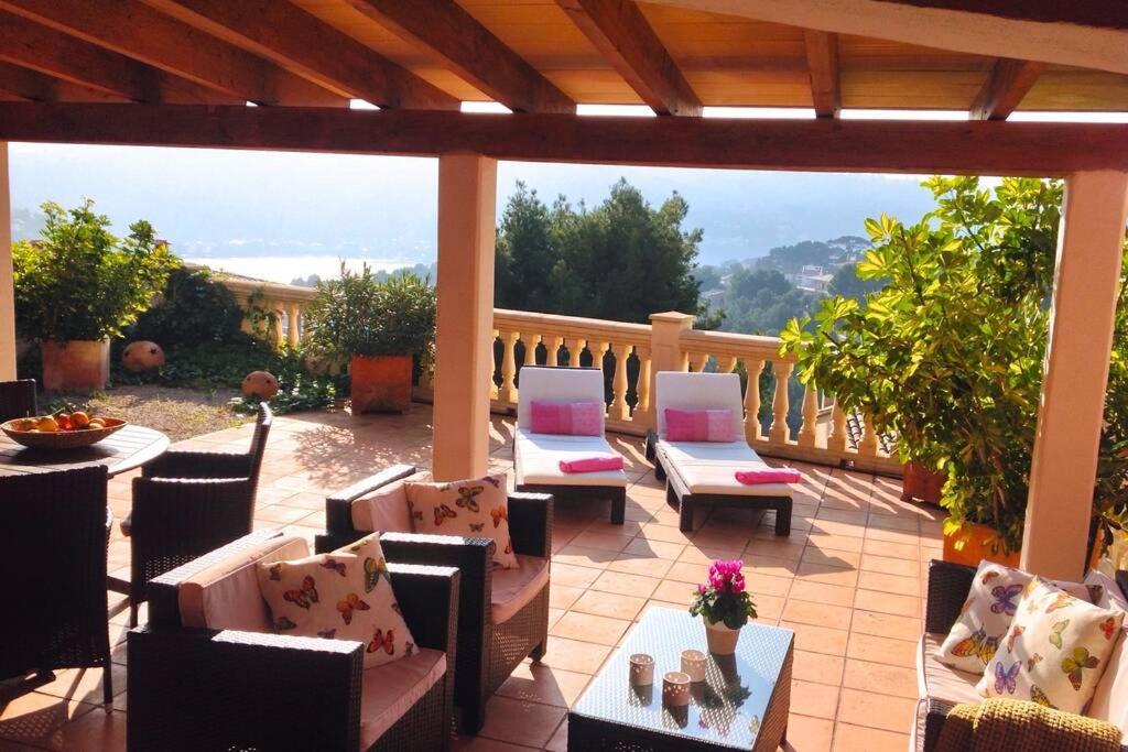 Apartamento Gran Terraza Privada Y Vistas Al Mar Puerto de Sóller Kültér fotó